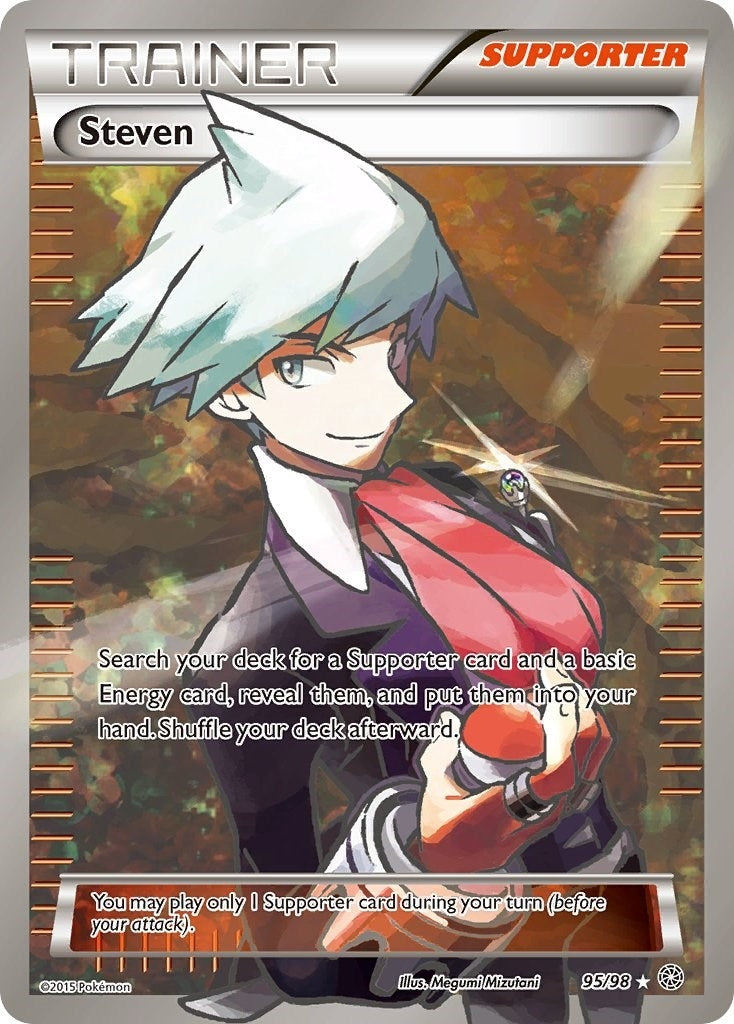 Image for Steven (Full Art) (95/98) (AOR) - Pokemon