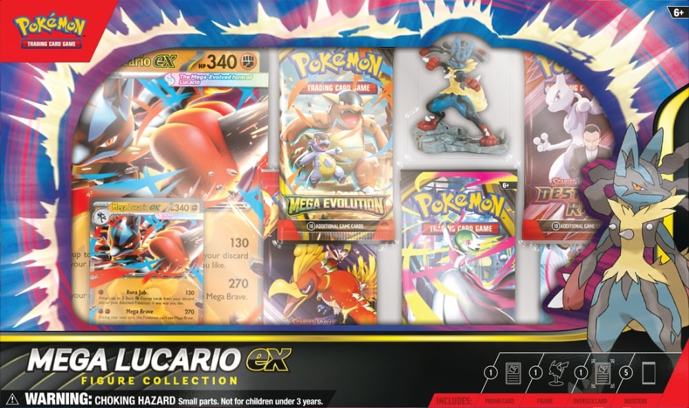 POKEMON - MEGA LUCARIO EX FIGURE COLLECTION