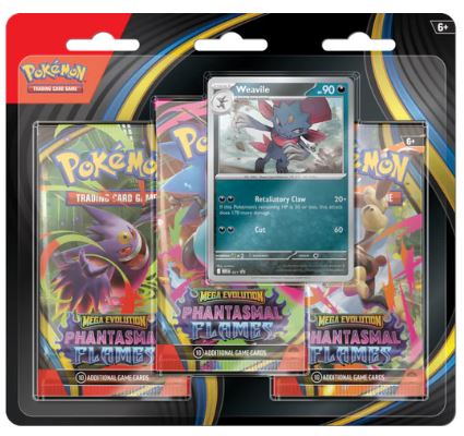 Pokemon - Phantasmal Flames 3 Pack Blister