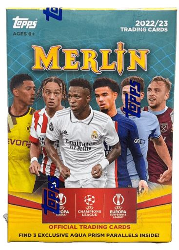 2022-23 Topps UEFA Club Competitions Merlin Chrome Soccer Blaster Box