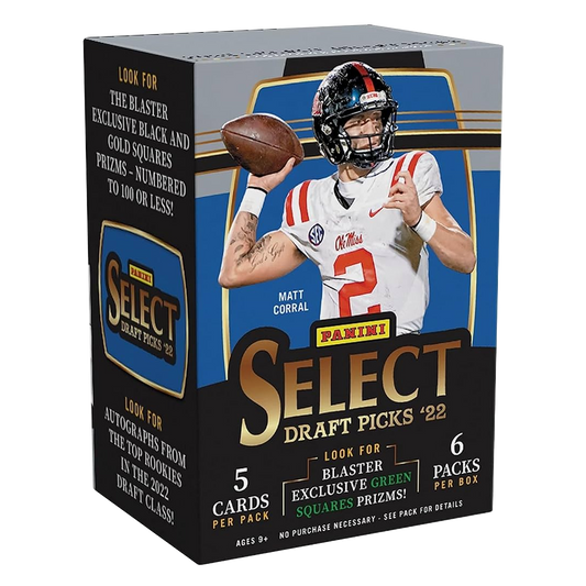 2022 Panini Select Draft Picks Football Blaster