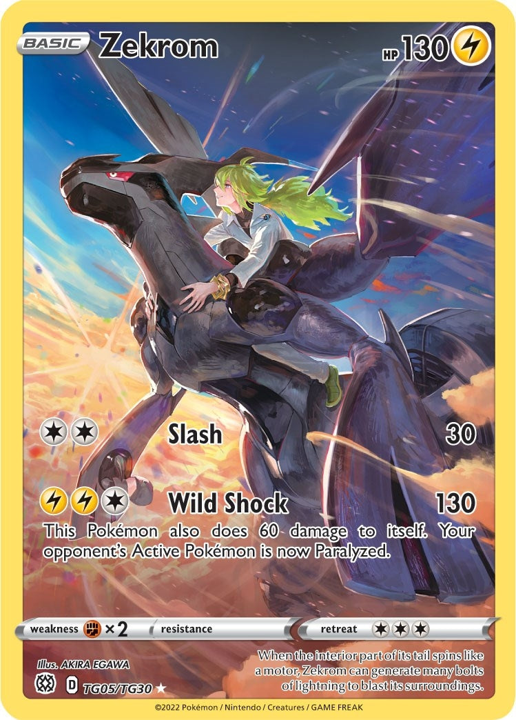 Image for Zekrom (TG05/TG30) (SWSH09:TG) - Pokemon
