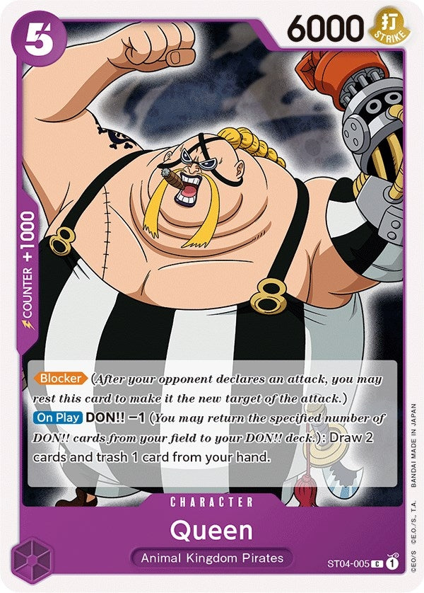 Image for Queen (ST04-005) (ST-04) - One Piece Card Game