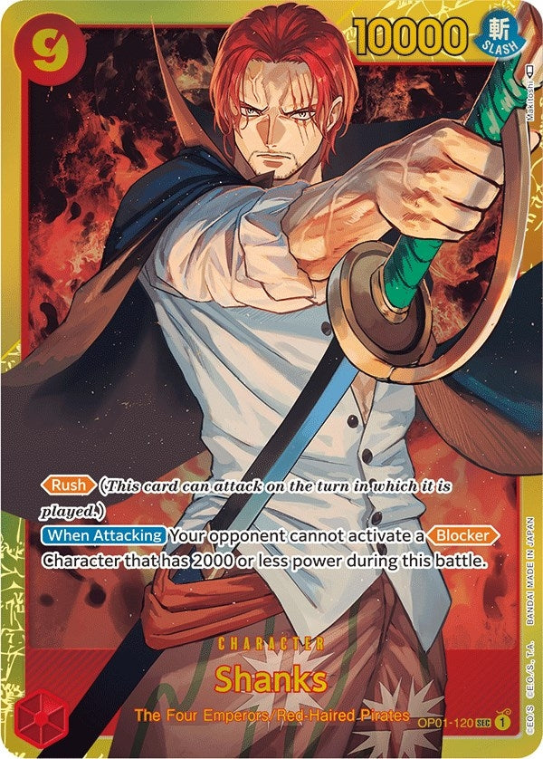 Image for Shanks (OP01-120) - One Piece Card Game
