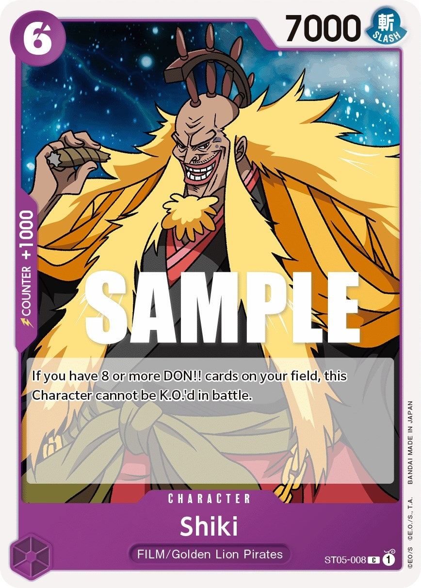 Image for Shiki (ST05-008) (ST-05) - One Piece Card Game