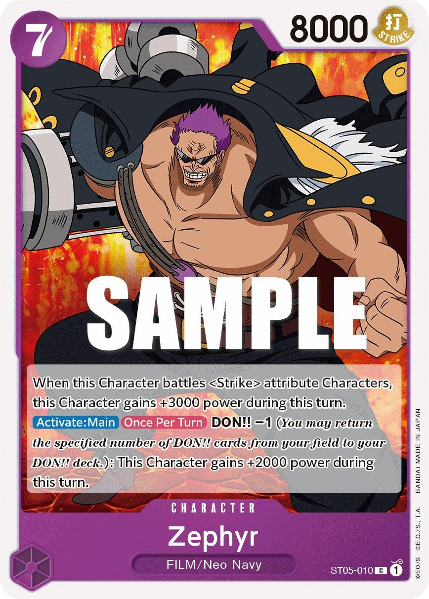 Image for Zephyr (ST05-010) (ST-05) - One Piece Card Game