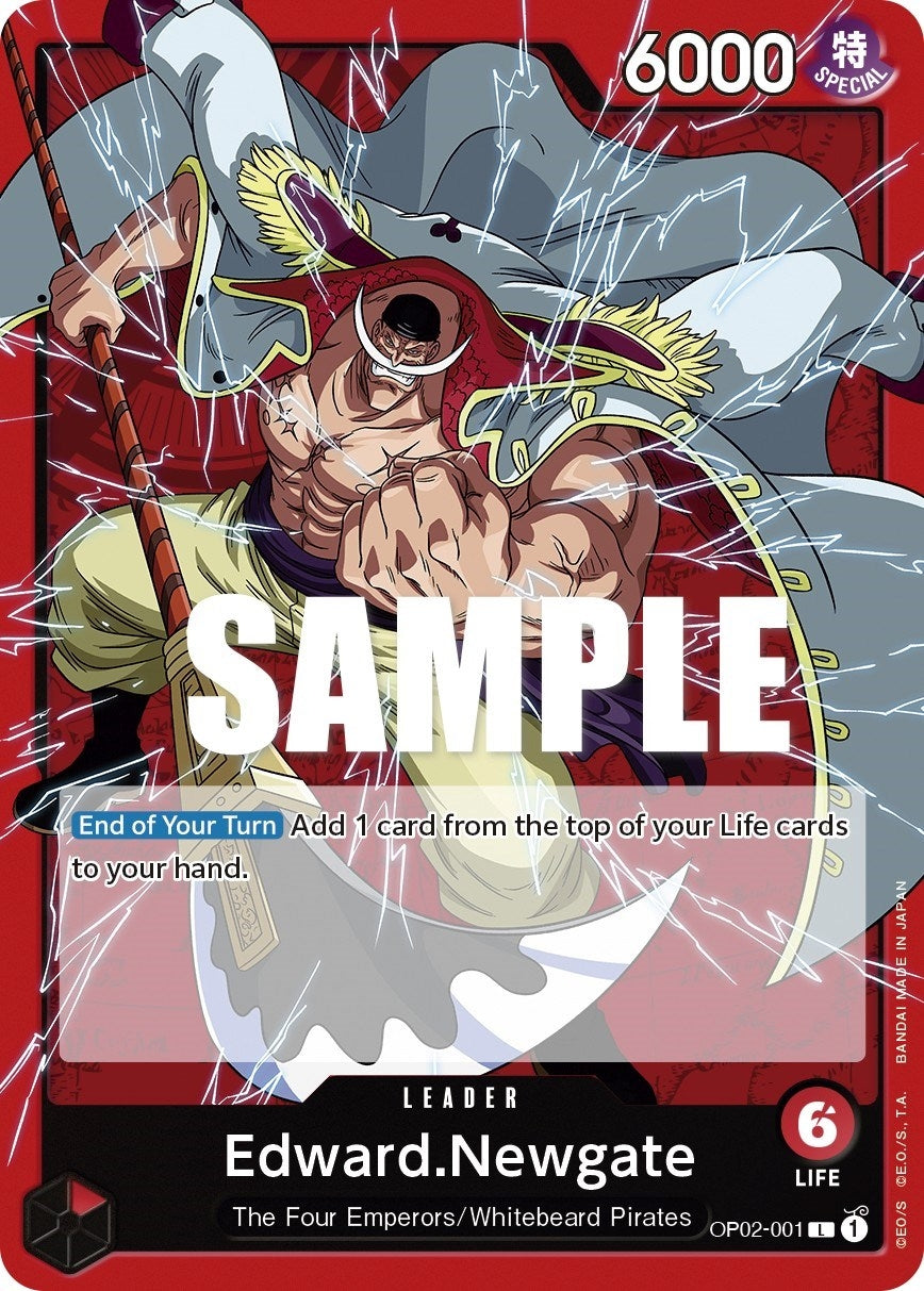 Image for Edward.Newgate (001) (OP02-001) - One Piece Card Game