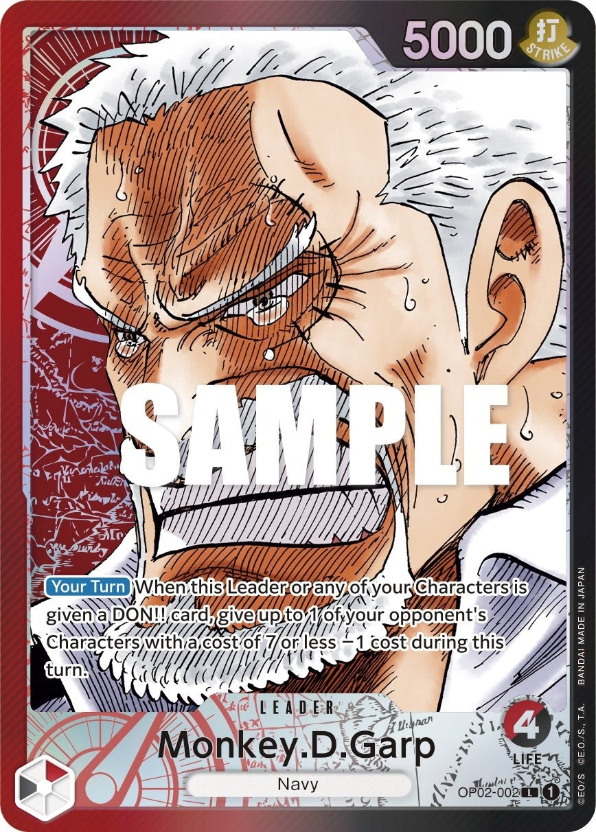 Image for Monkey.D.Garp (002) (Alternate Art) (OP02-002) - One Piece Card Game