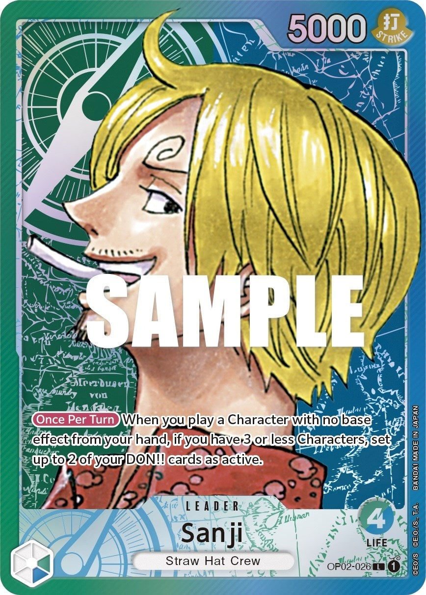 Image for Sanji (Alternate Art) (OP02-026) - One Piece Card Game