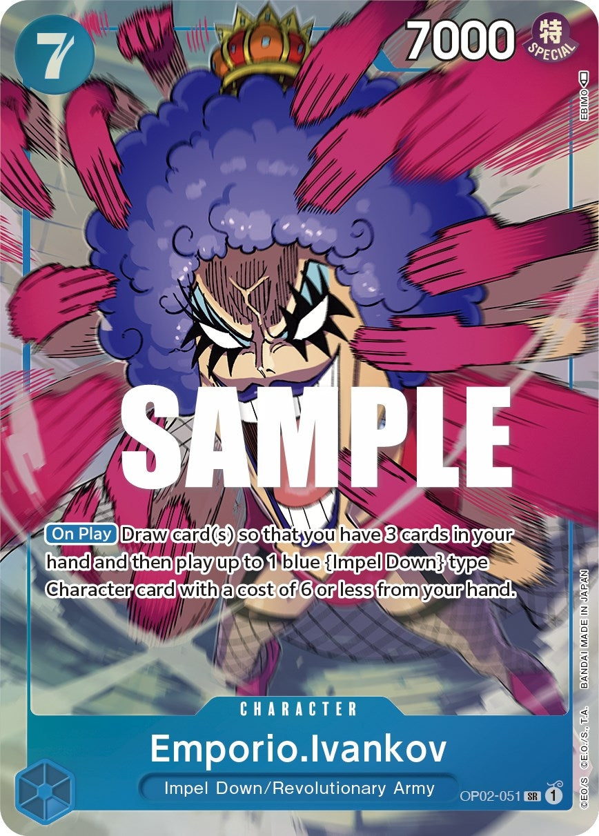 Image for Emporio.Ivankov (051) (Alternate Art) (OP02-051) - One Piece Card Game