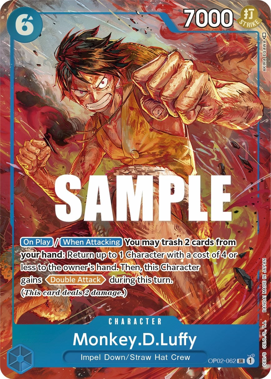 Image for Monkey.D.Luffy (062) (Alternate Art) (OP02-062) - One Piece Card Game