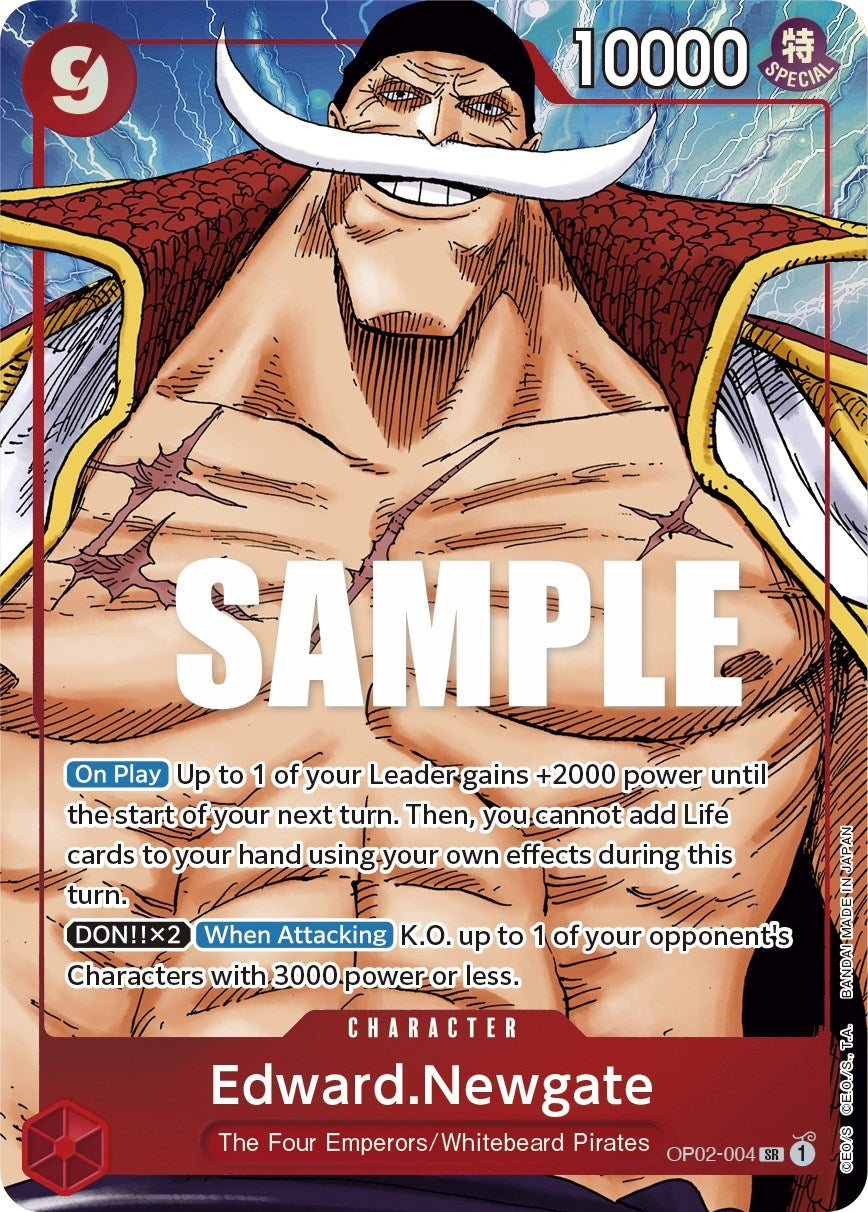 Image for Edward.Newgate (004) (Alternate Art) (OP02-004) - One Piece Card Game