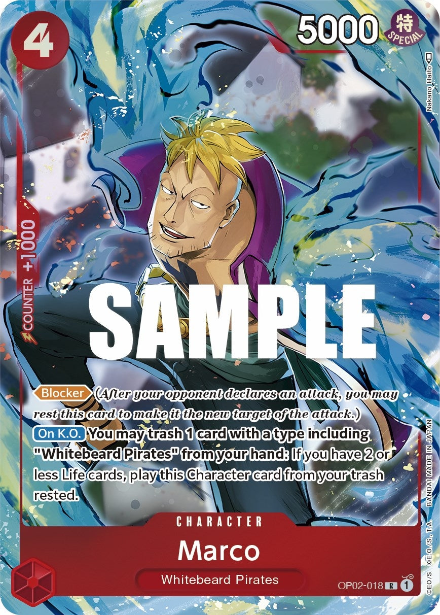 Image for Marco (Alternate Art) (OP02-018) - One Piece Card Game