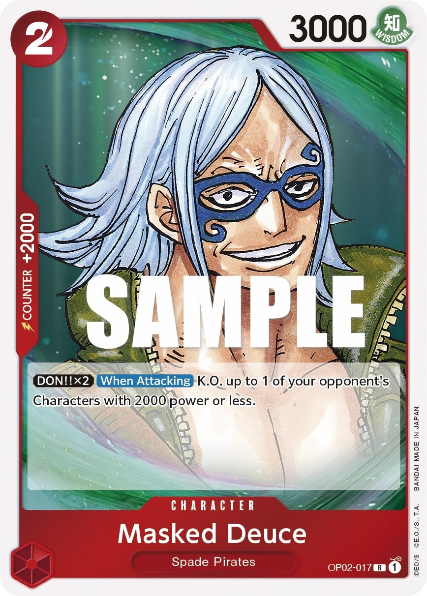 Image for Masked Deuce (OP02-017) - One Piece Card Game