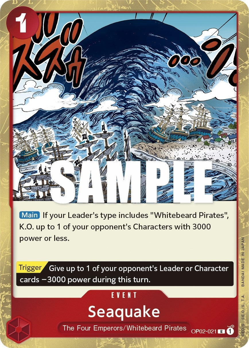 Image for Seaquake (OP02-021) - One Piece Card Game