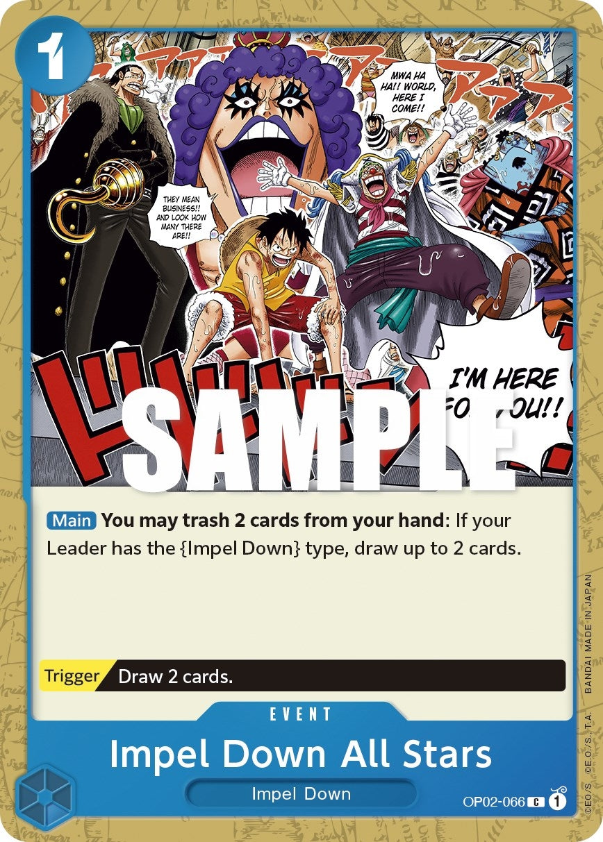 Image for Impel Down All Stars (OP02-066) - One Piece Card Game