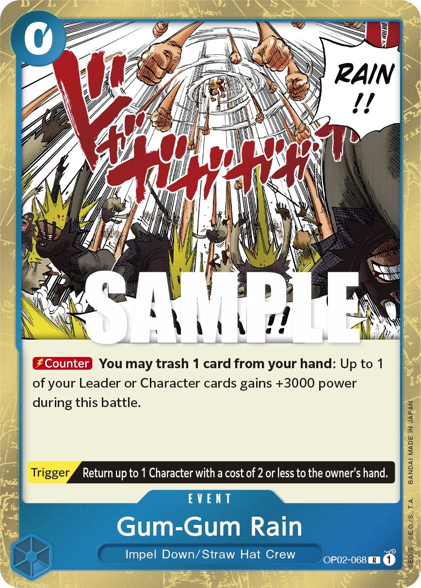 Image for Gum-Gum Rain (OP02-068) - One Piece Card Game