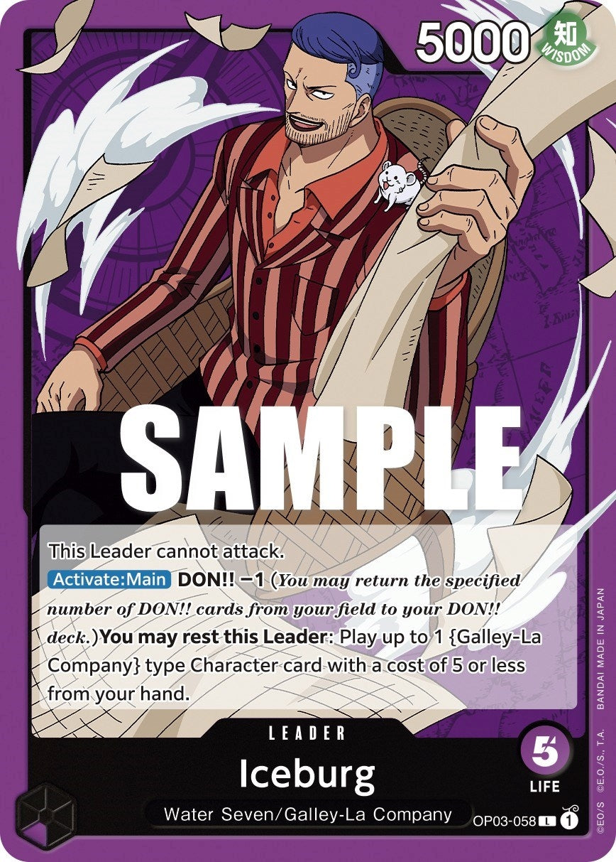 Image for Iceburg (OP03-058) - One Piece Card Game