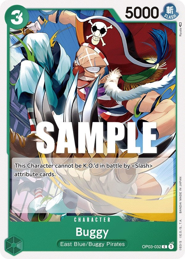 Image for Buggy (032) (OP03-032) - One Piece Card Game