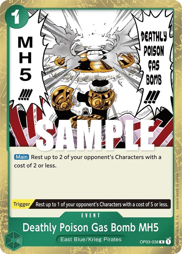 Image for Deathly Poison Gas Bomb MH5 (OP03-038) - One Piece Card Game