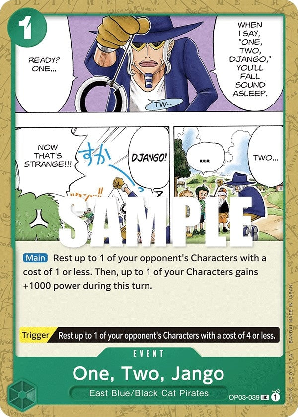 Image for One, Two, Jango (OP03-039) - One Piece Card Game