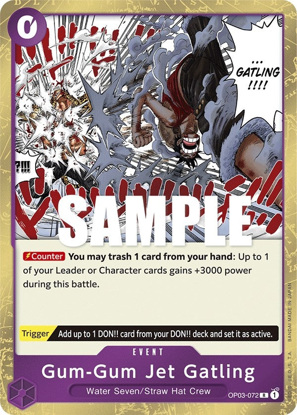 Image for Gum-Gum Jet Gatling (OP03-072) - One Piece Card Game