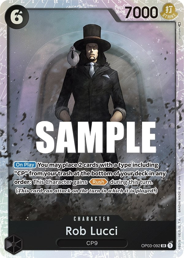 Image for Rob Lucci (092) (OP03-092) - One Piece Card Game