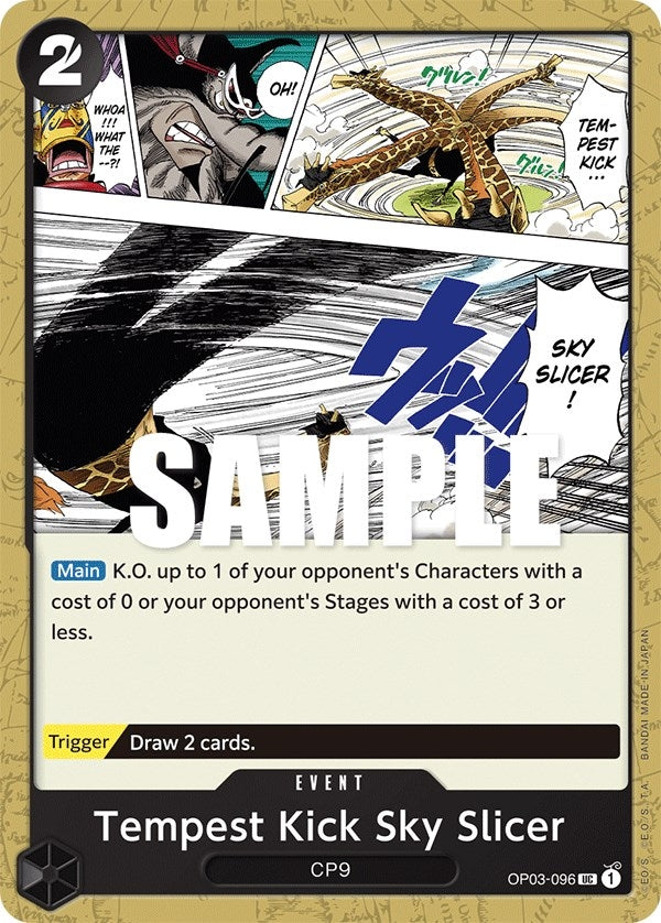Image for Tempest Kick Sky Slicer (OP03-096) - One Piece Card Game