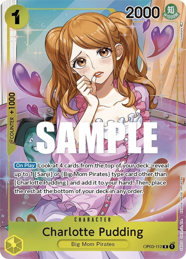 Image for Charlotte Pudding (Alternate Art) (OP03-112) - One Piece Card Game