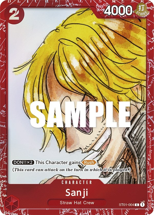 Image for Sanji (Premium Card Collection -ONE PIECE FILM RED Edition-) (ST01-004) (OP-PR) - One Piece Card Game