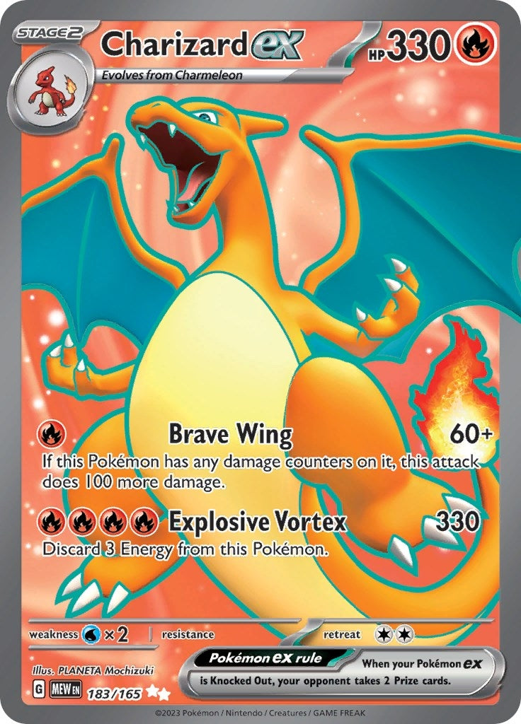 Image for Charizard ex (183/165) - Pokemon