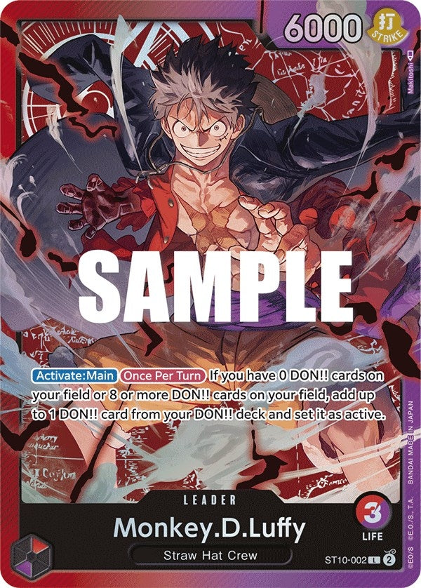Image for Monkey.D.Luffy (002) (ST10-002) (ST-10) - One Piece Card Game