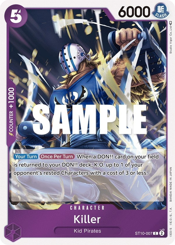 Image for Killer (ST10-007) (ST-10) - One Piece Card Game