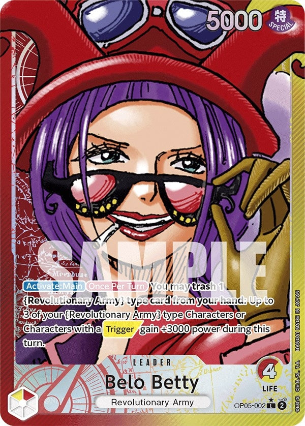 Image for Belo Betty (002) (Alternate Art) (OP05-002) - One Piece Card Game