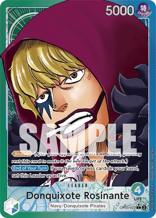 Image for Donquixote Rosinante (022) (Alternate Art) (OP05-022) - One Piece Card Game
