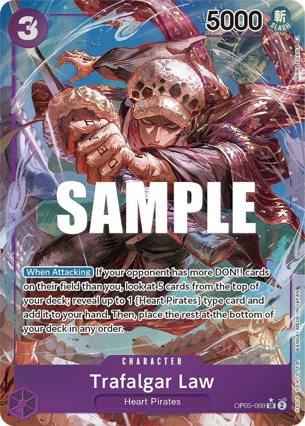 Image for Trafalgar Law (Alternate Art) (069) (OP05-069) - One Piece Card Game