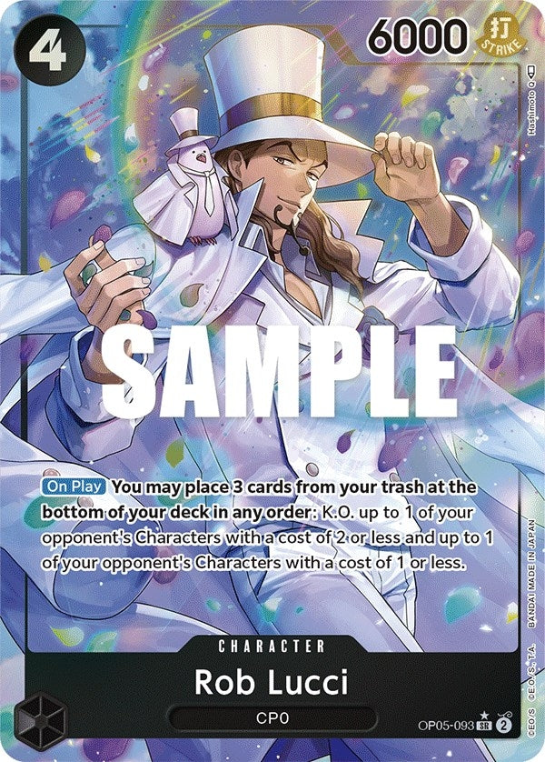 Image for Rob Lucci (093) (Alternate Art) (OP05-093) - One Piece Card Game