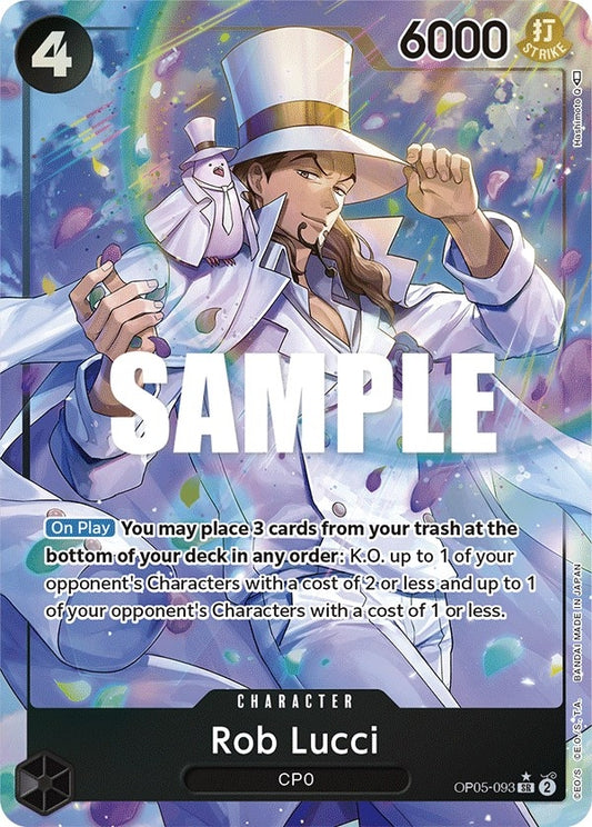 Image for Rob Lucci (093) (Alternate Art) (OP05-093) - One Piece Card Game