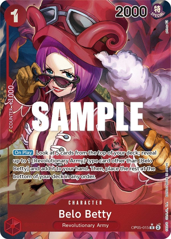 Image for Belo Betty (015) (Alternate Art) (OP05-015) - One Piece Card Game