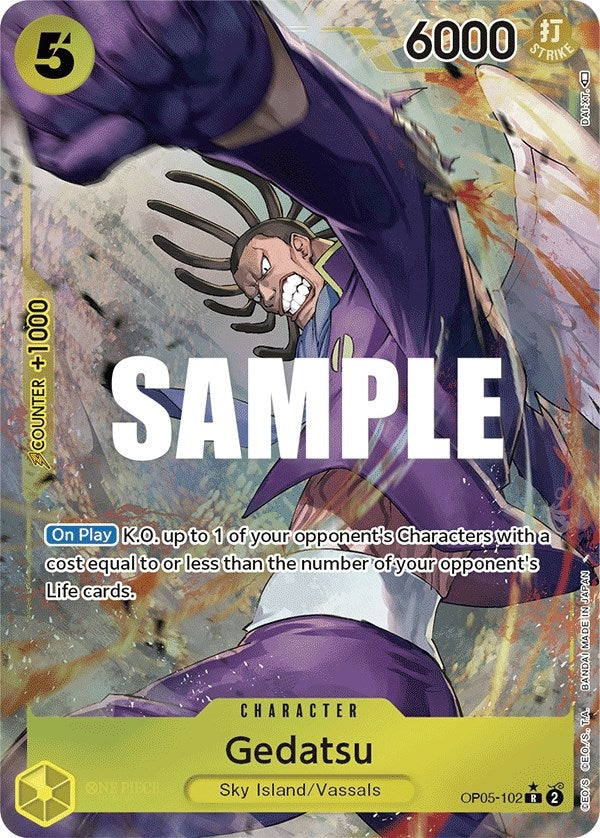 Image for Gedatsu (Alternate Art) (OP05-102) - One Piece Card Game