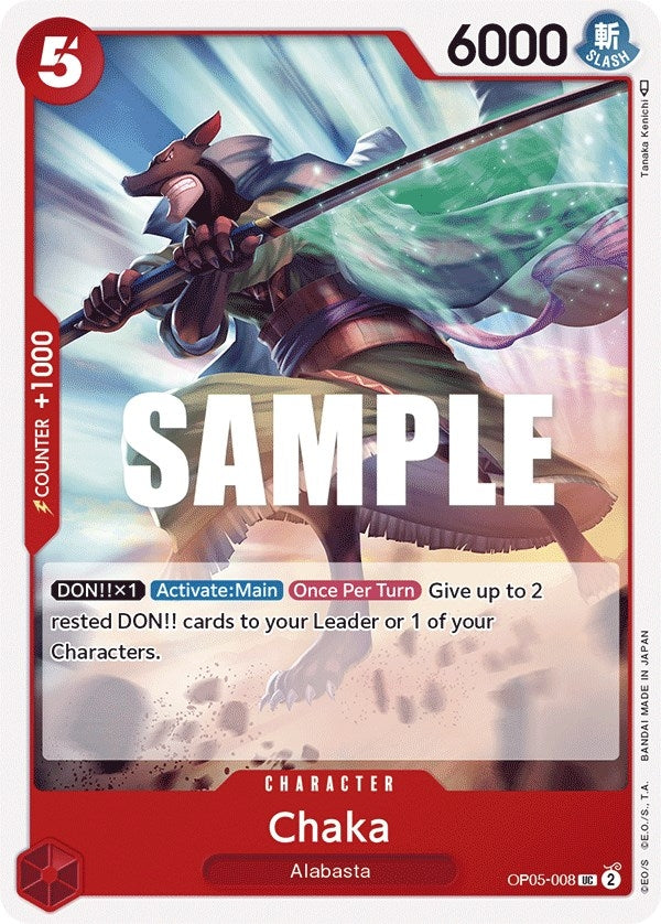 Image for Chaka (OP05-008) - One Piece Card Game