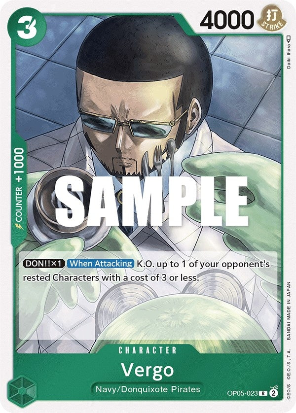 Image for Vergo (OP05-023) - One Piece Card Game