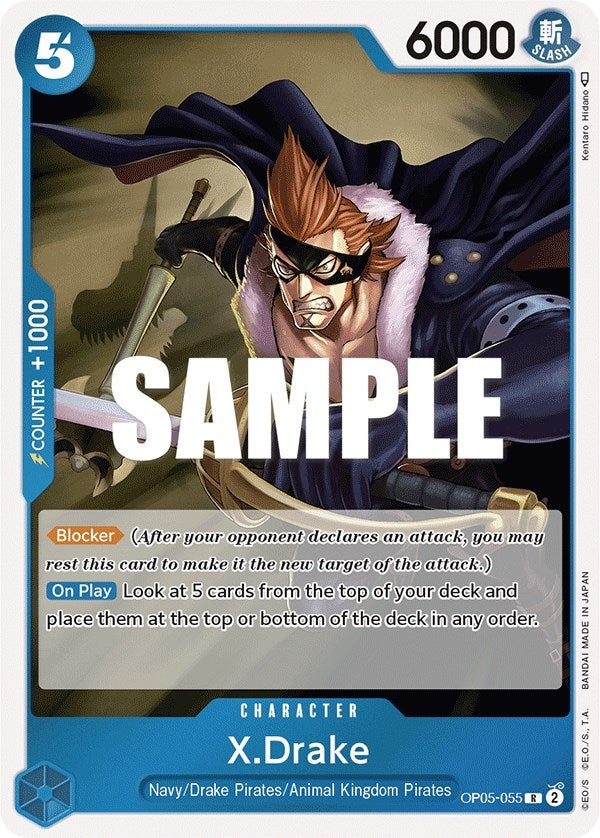 Image for X.Drake (OP05-055) - One Piece Card Game