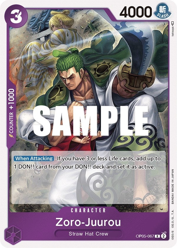 Image for Zoro-Juurou (OP05-067) - One Piece Card Game
