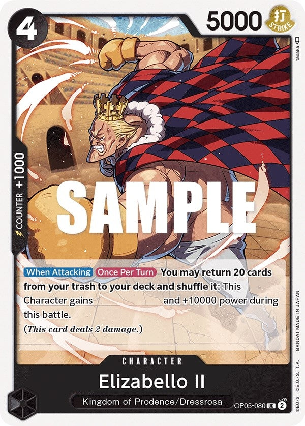 Image for Elizabello II (OP05-080) - One Piece Card Game