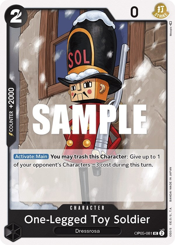 Image for One-Legged Toy Soldier (OP05-081) - One Piece Card Game