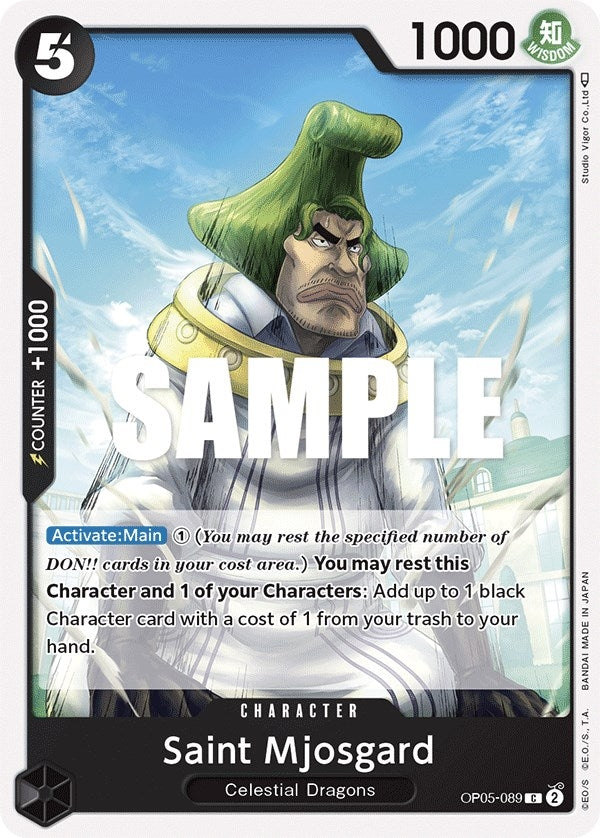 Image for Saint Mjosgard (OP05-089) - One Piece Card Game