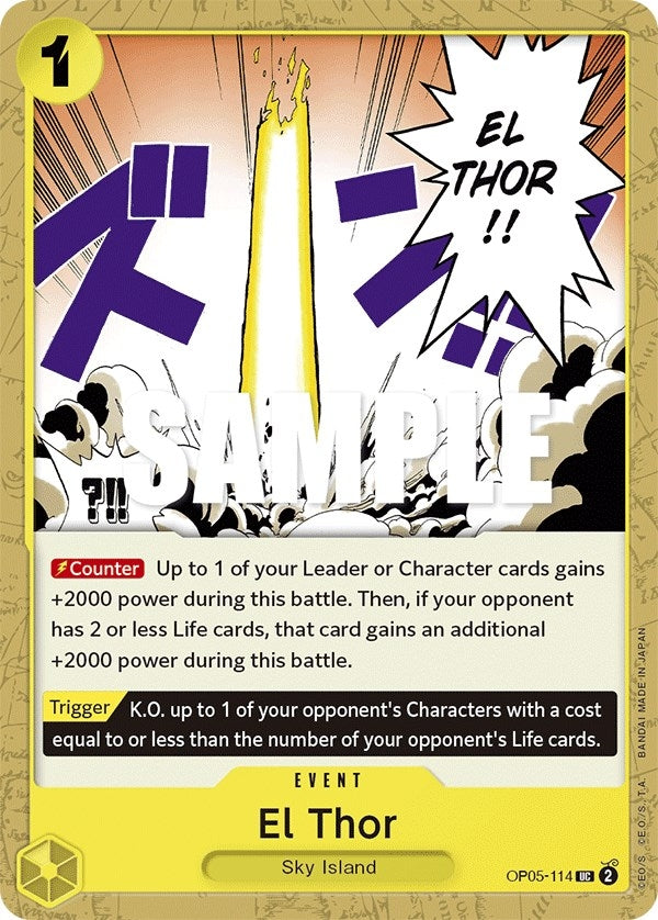 Image for El Thor (OP05-114) - One Piece Card Game