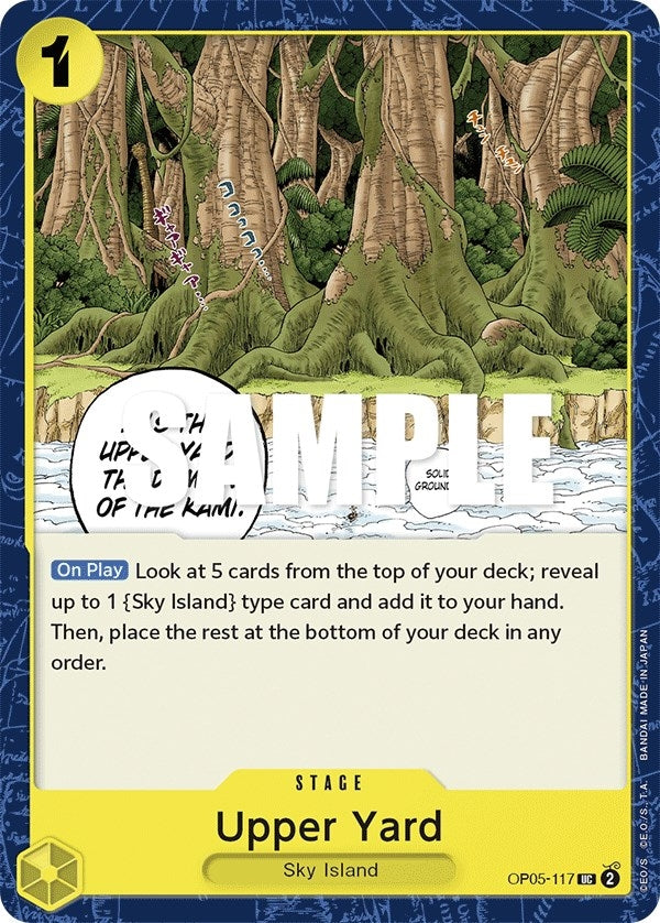 Image for Upper Yard (OP05-117) - One Piece Card Game