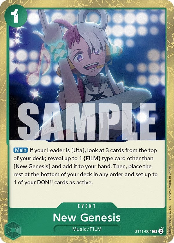 Image for New Genesis (ST11-004) (ST-11) - One Piece Card Game